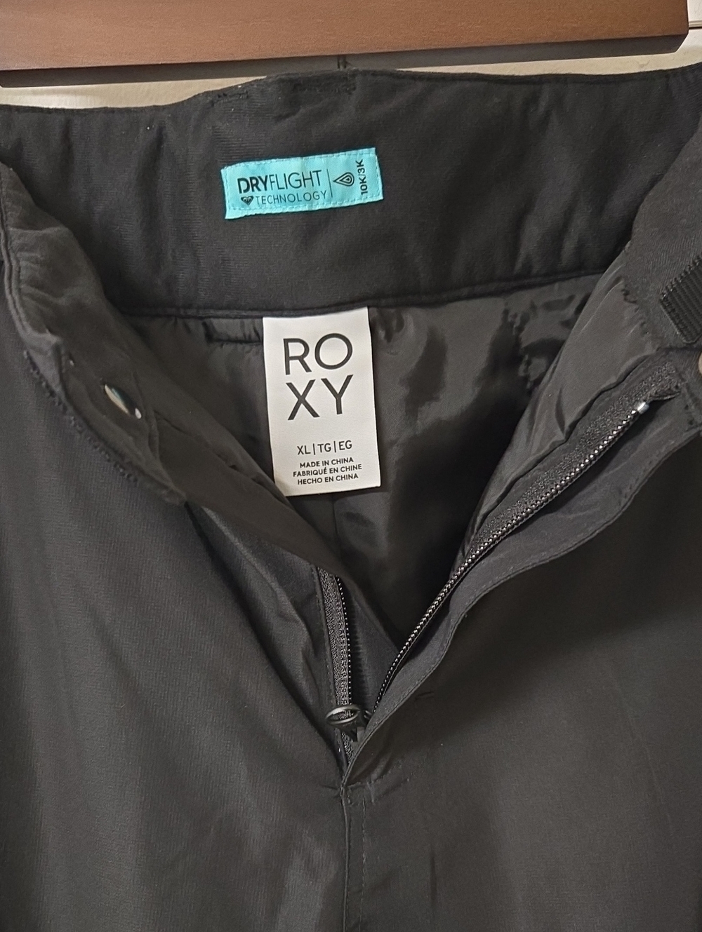 Roxy Dryflight Black Snow Pants Womens XL
